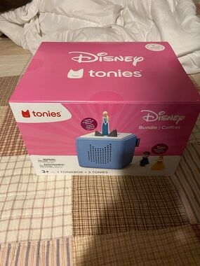 Disney Tonies Pink Box with Blue Toniebox